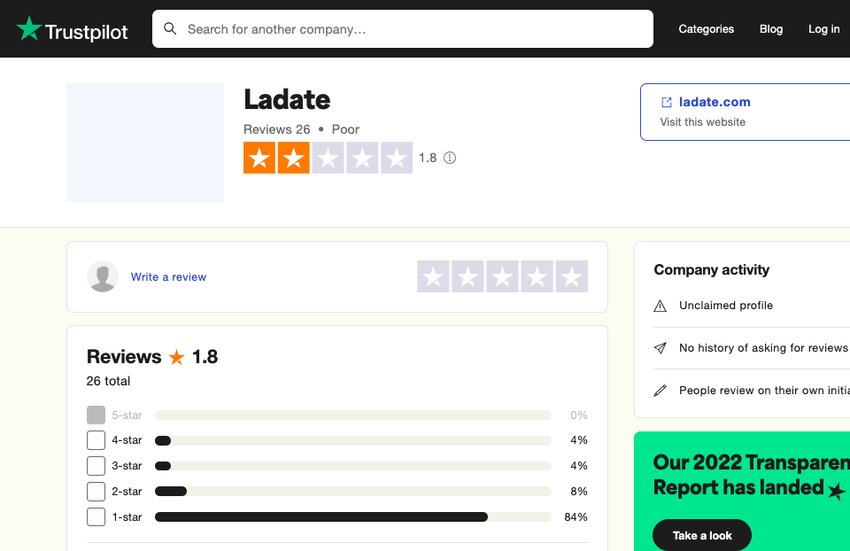 ladate trustpilot reviews